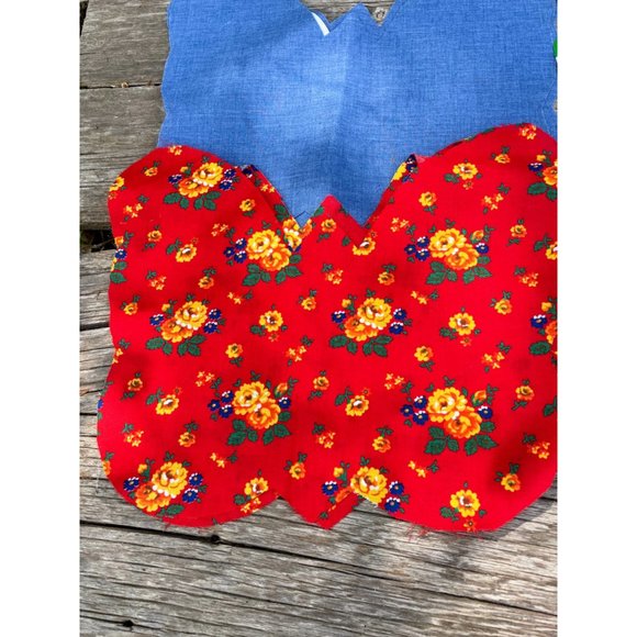 Vintage 1950s Lot of 70 Butterfly quilt Blocks Floral, plaid, Chambray - Picture 3 of 14